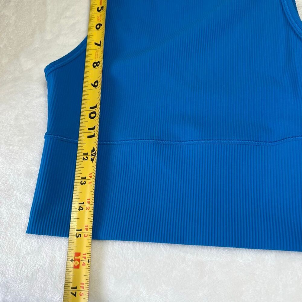 Lululemon Blue Power Pivot Rib Tank 2 Women Athletic - Picture 5 of 5